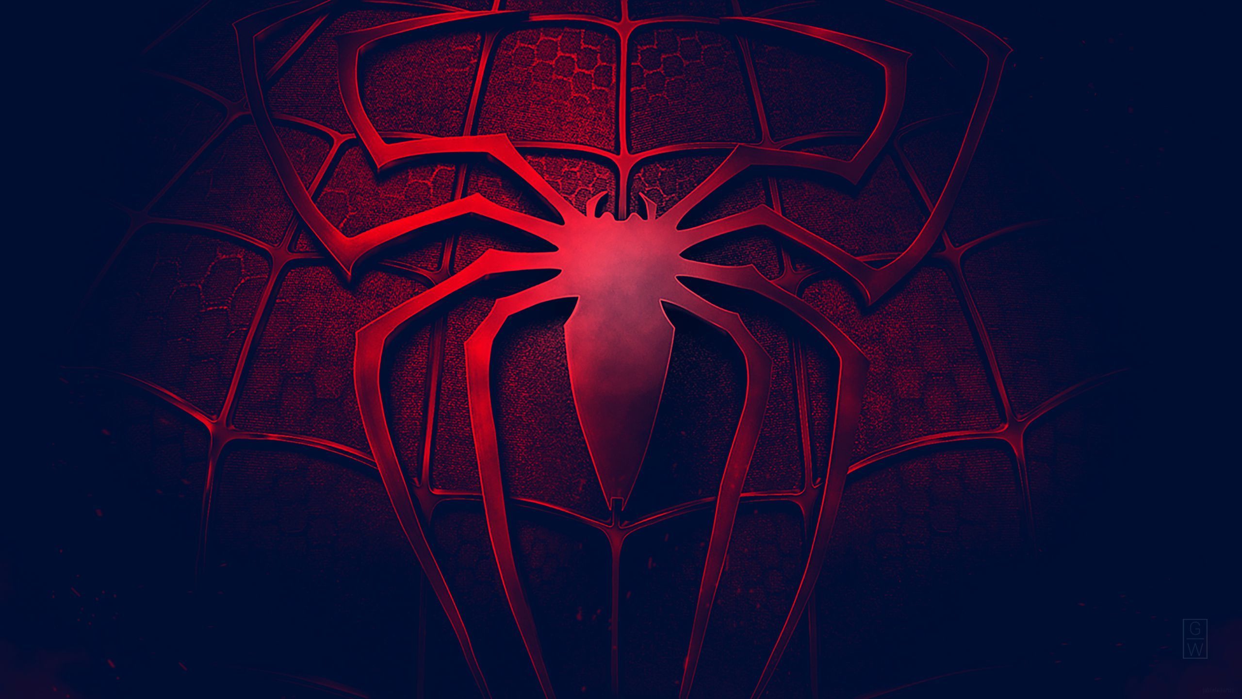 2560x1440 Download Spider Man Logo wallpaper for mobile phone, free Spider Man Logo HD picture