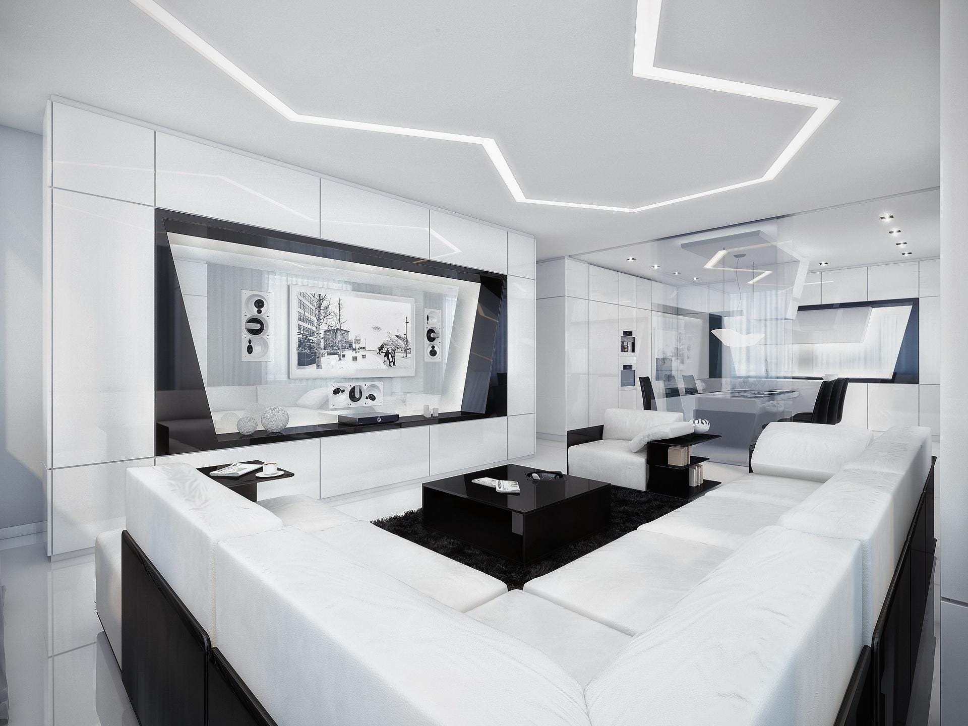 1920x1440 Hi Tech Style In Interior Design. If You Enjoy The Coldness Of Shiny
