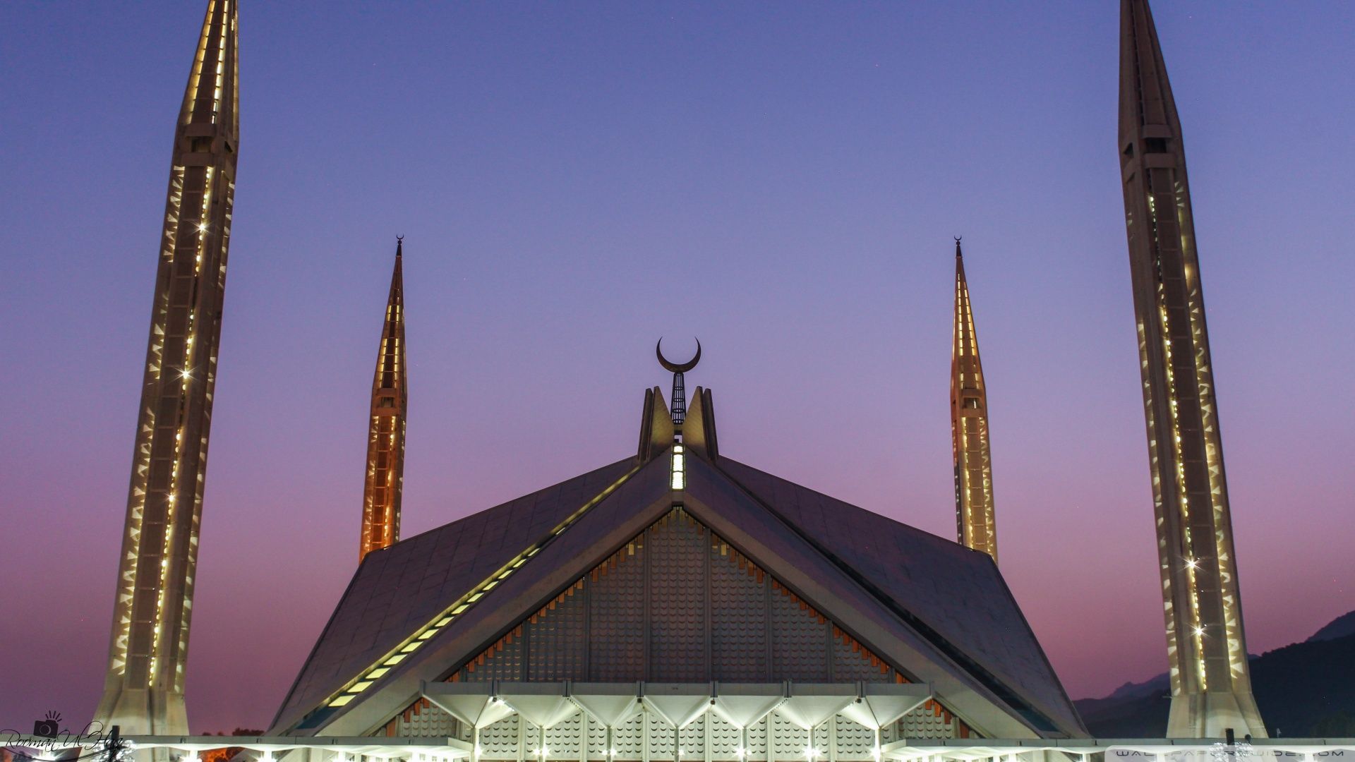 1920x1080 Shah Faisal Mosque Islamabad Ultra HD Desktop Background Wallpaper for 4K UHD TV : Widescreen & UltraWide Desktop & Laptop : Tablet