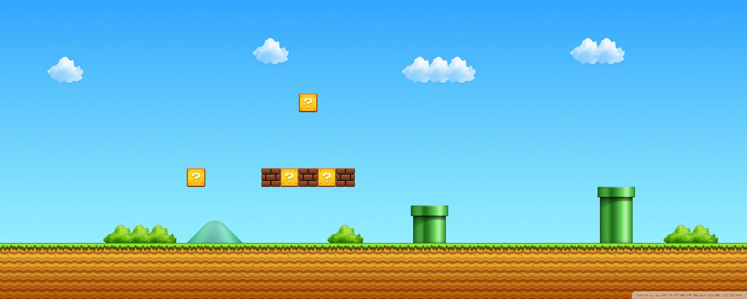 2560x1024 Wallpaper wide mario. HD wallpaper, Wallpaper, Dual monitor wallpaper