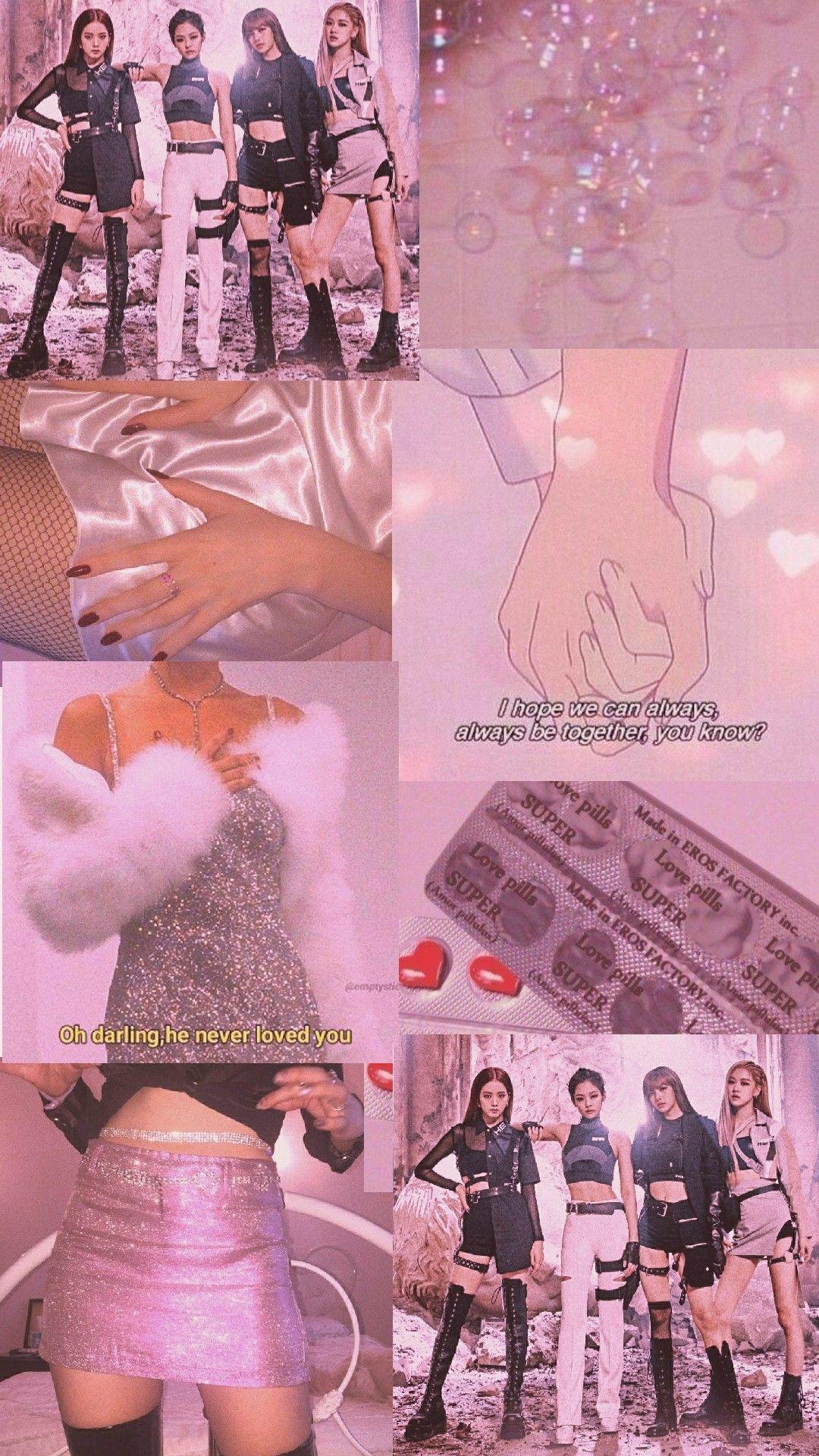 1080x1920 Blackpink Aesthetic Wallpaper Lisa Rose Jennie Jisoo. K Pop
