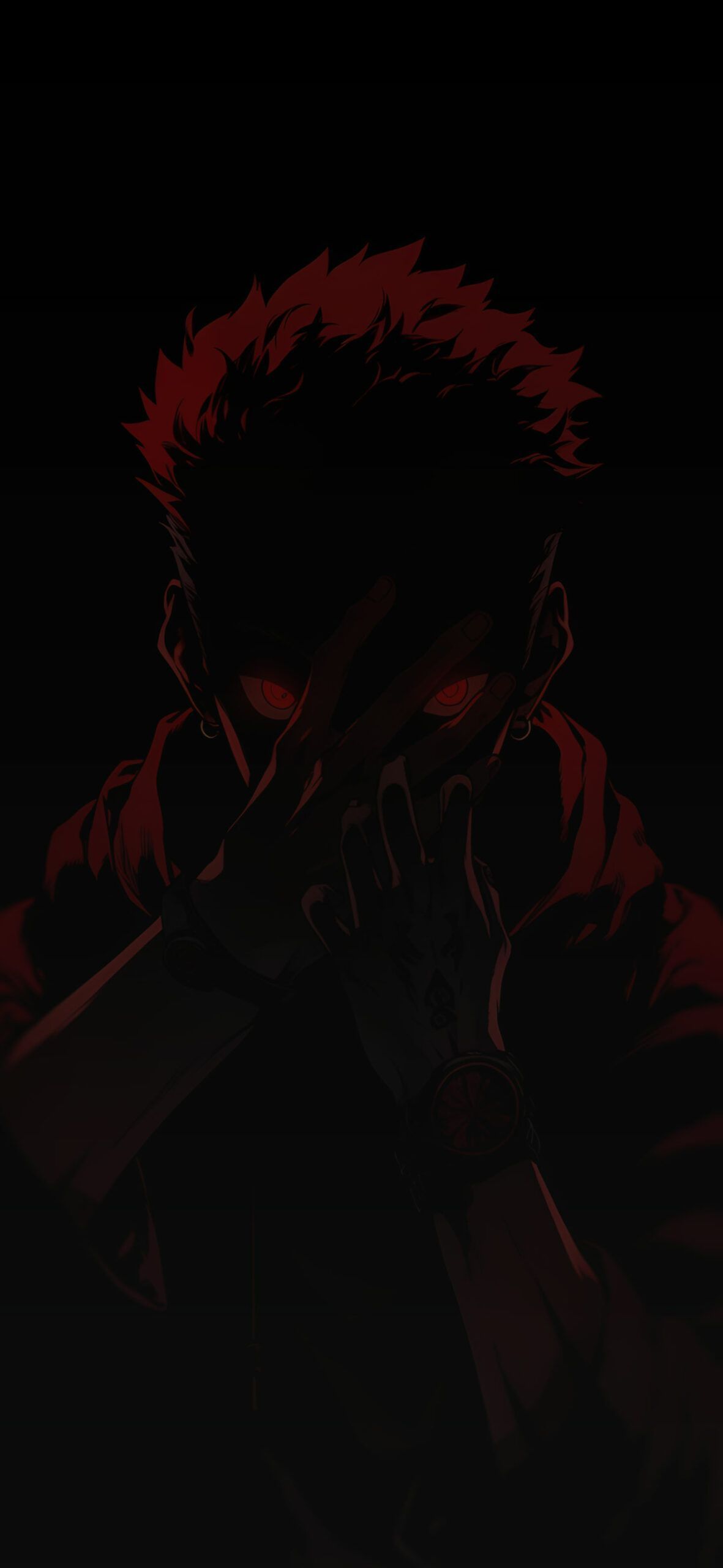 1181x2560 Jujutsu Kaisen Black & Red Wallpaper Wallpaper iPhone