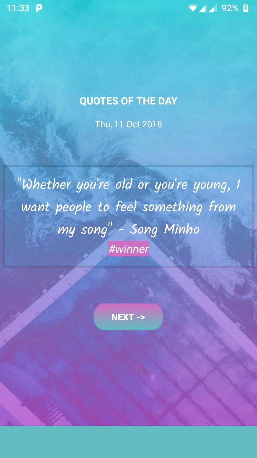 1080x1920 KPOP Quotes WA and Wallpaper HD for Android