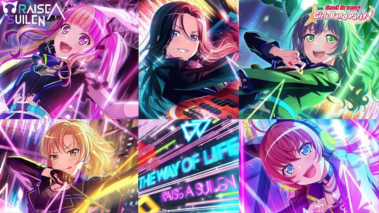1280x720 BanG Dream! Girls Band Party!. RAISE A SUILEN WAY OF LIFE [Expert] [Full Combo]