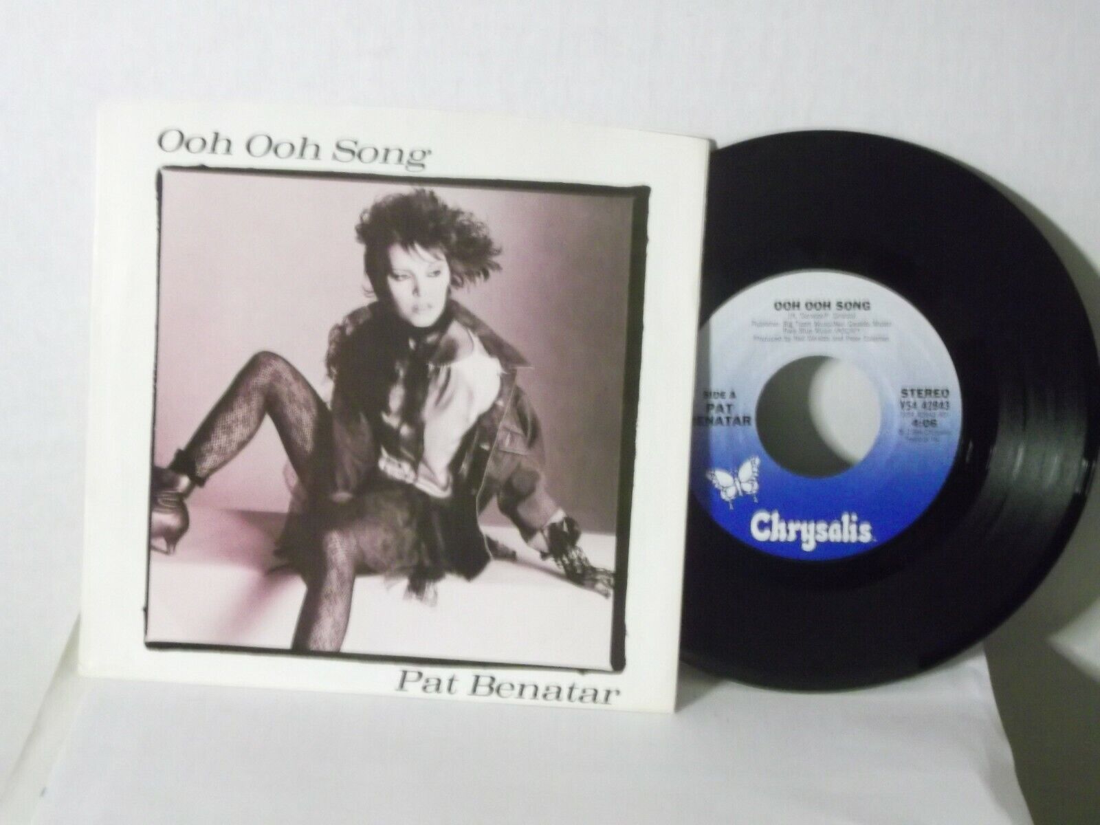 1600x1200 Pat Benatar, Chrysalis, &;Ooh Ooh Song&;, US, 7&; 45 With P S, 1984 Punk Rock, Mint