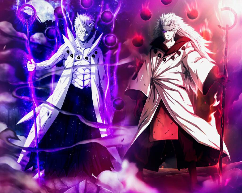 1024x814 OBITO UCHIHA AND MADARA UCHIHA ( TEN TAILS JINCHURIKIS)