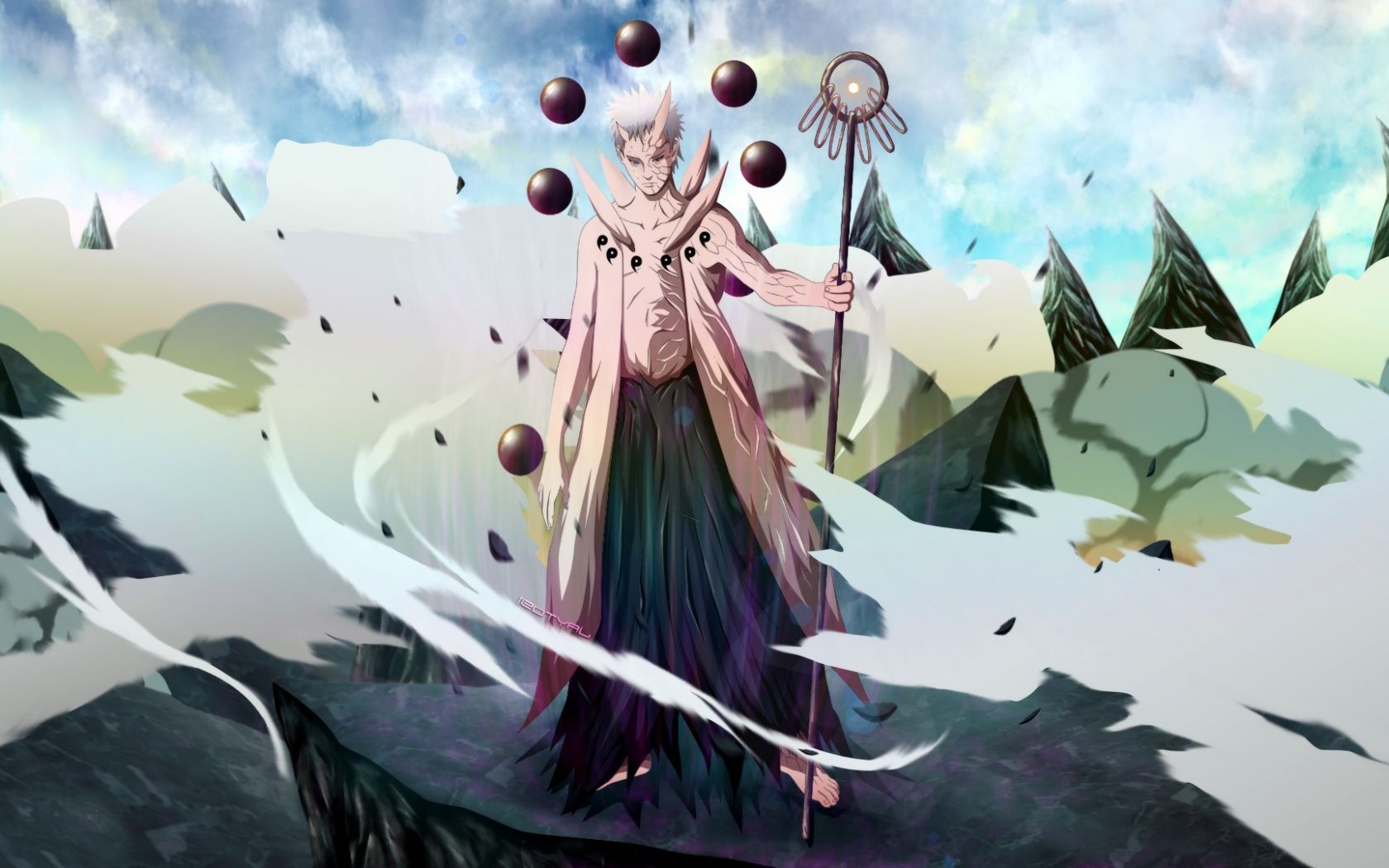 1680x1050 Naruto 10 Tails Wallpaper