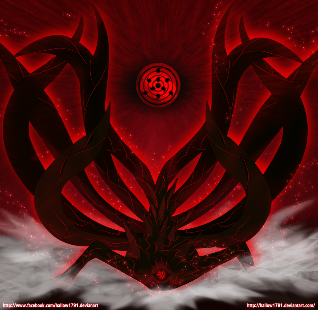 1024x999 Obito and Edo Madara with The Ten Tails VS The Edo Hokages
