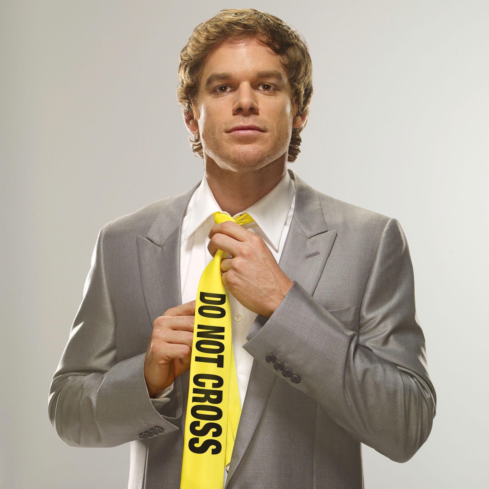 2048x2048 Dexter Do Not Cross Wallpaper for iPhone Pro Max, X, 6