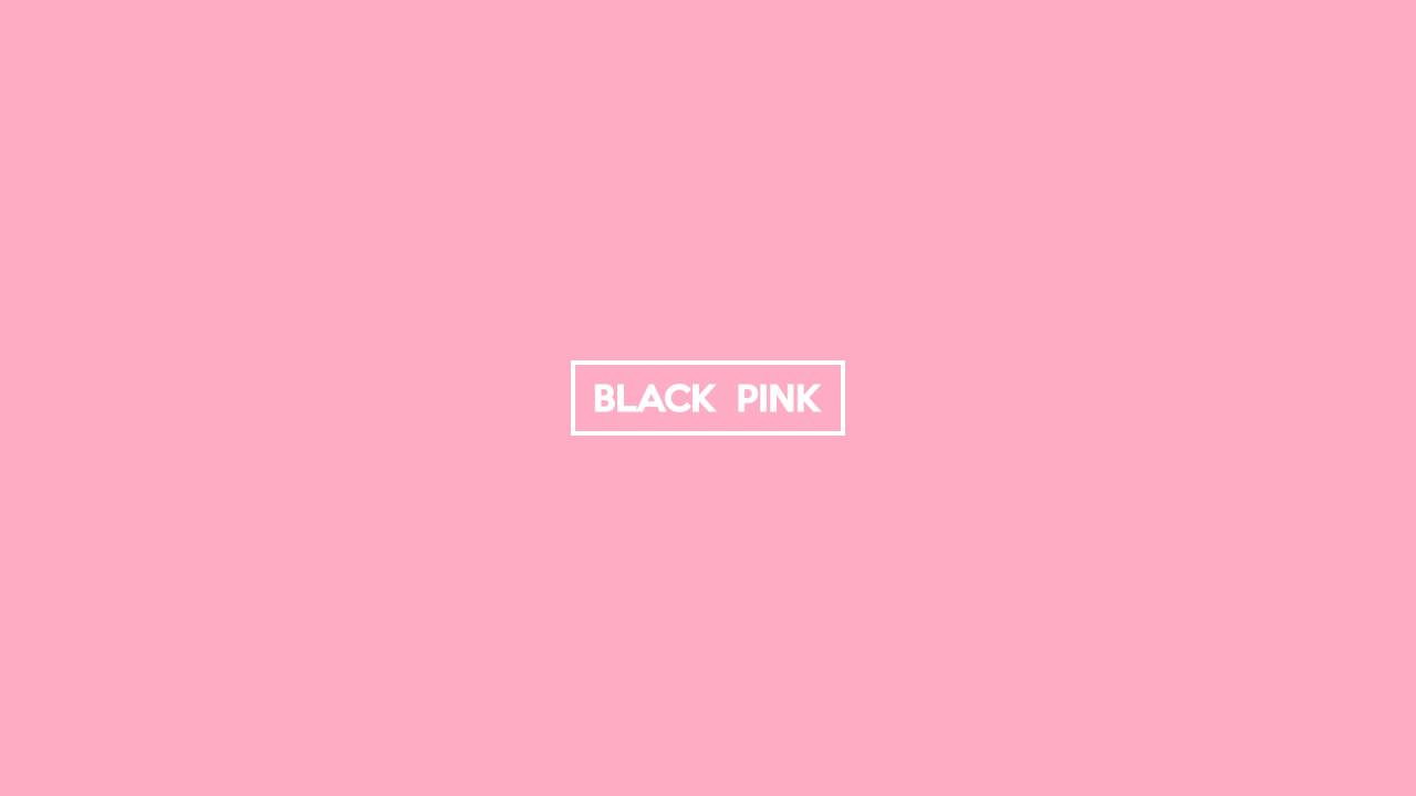 Hình nền logo Blackpink 1280x720