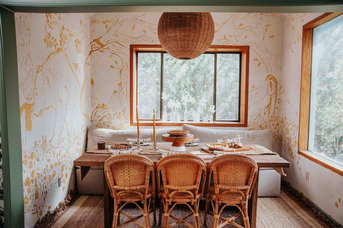 1200x798 An Interior Designer's Colorful Airbnb Cabin