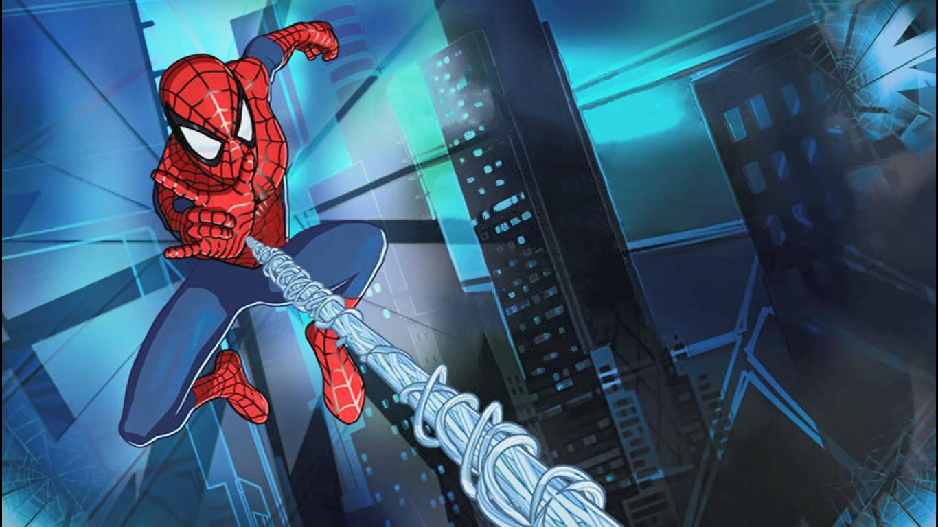 1366x768 Happy Spider Man Day! Awesome Spider Man The New Animated Series Wallpaper!