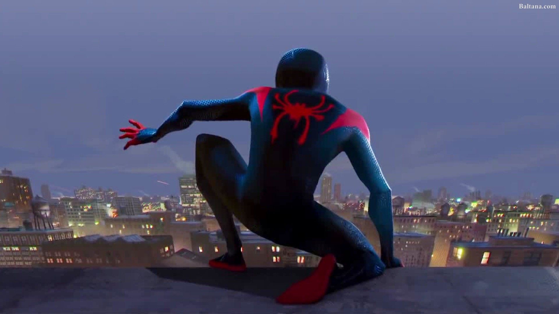 1920x1080 Spiderman Into The Spider Verse Animated Movie Background Wallpaper 30884