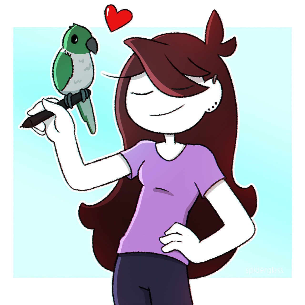 jaiden animations fanart i guess and pepe by teregodoesart, Character Art, 2D