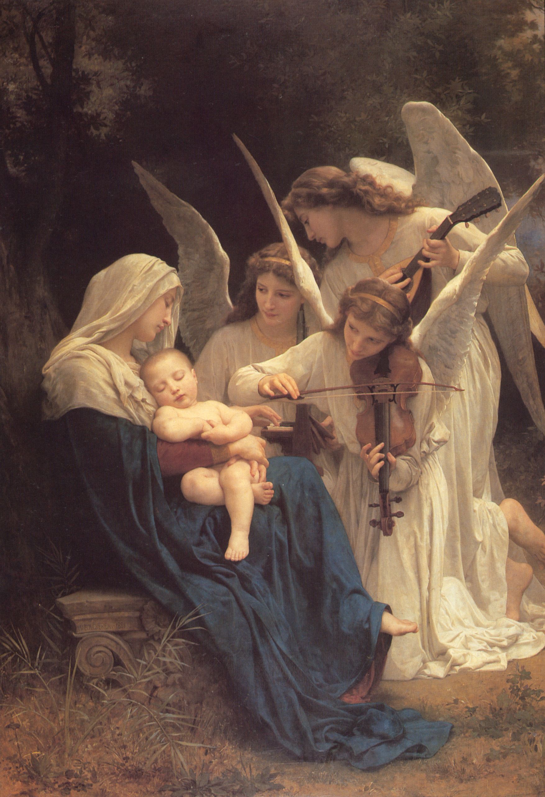 1754x2563 bouguereau angels / OAI Art Image