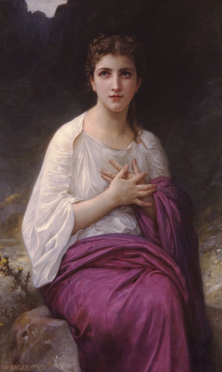 728x1218 William Adolphe Bouguereau 1080P, 2K, 4K, 5K HD Wallpaper Free Download