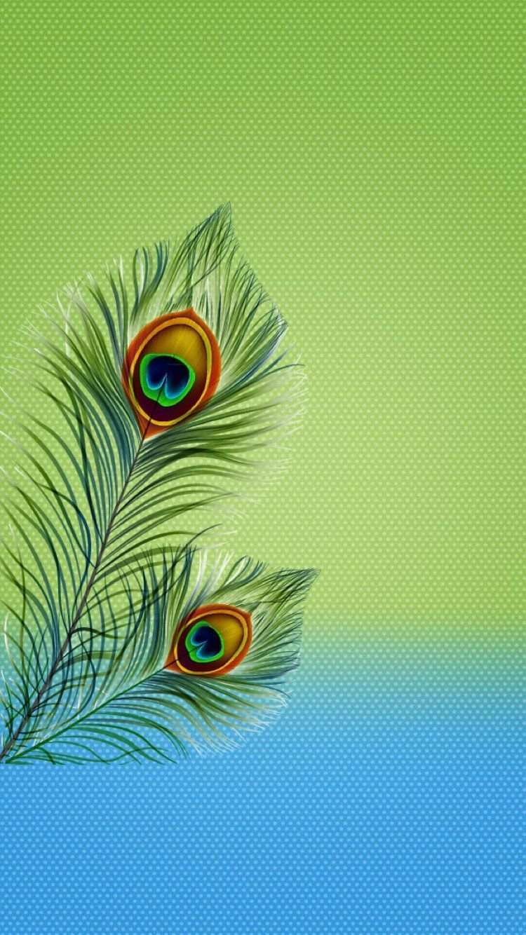 750x1334 Peacock Wallpaper Classic Krishna Wallpaper Digital Download