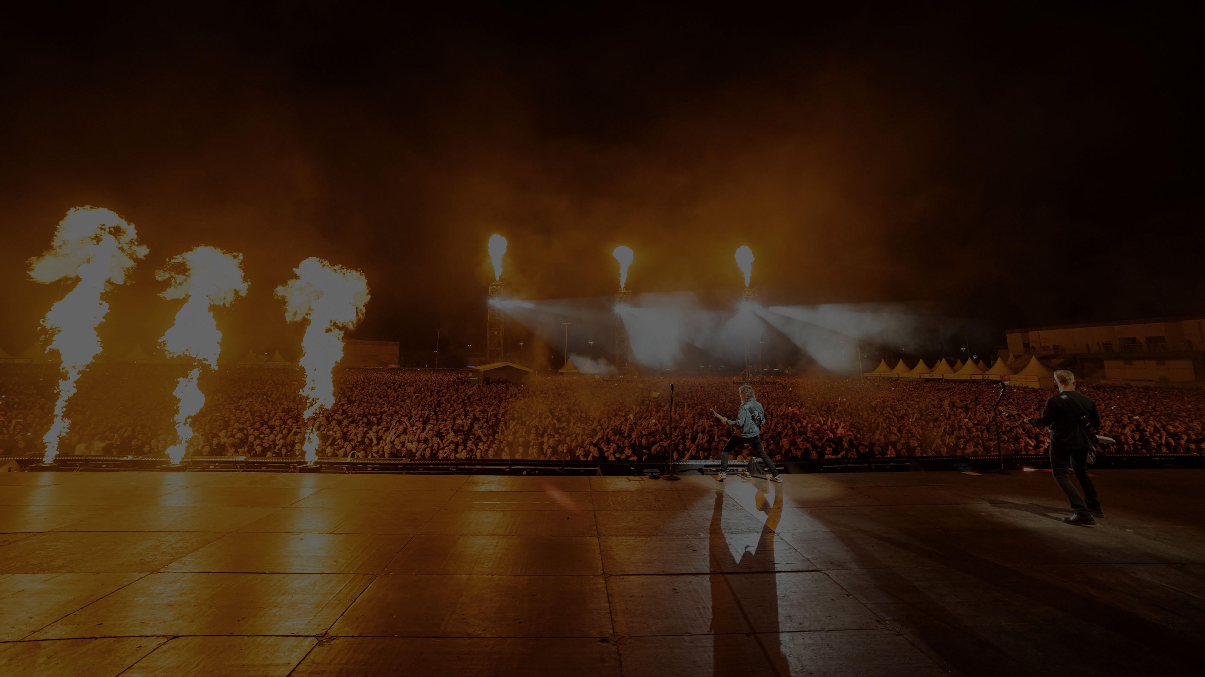 3840x2160 Metallica at Estacionamento da FIERGS in Porto Alegre, Brazil on May 2022