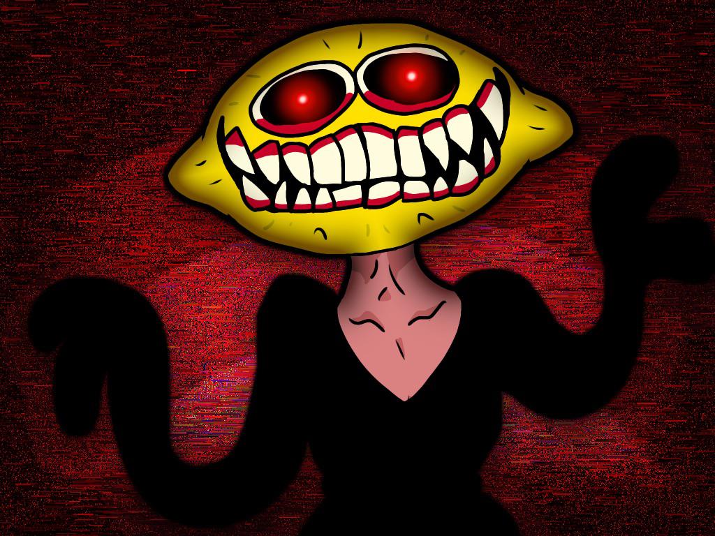 1024x768 Lemon Demon FNF Wallpaper