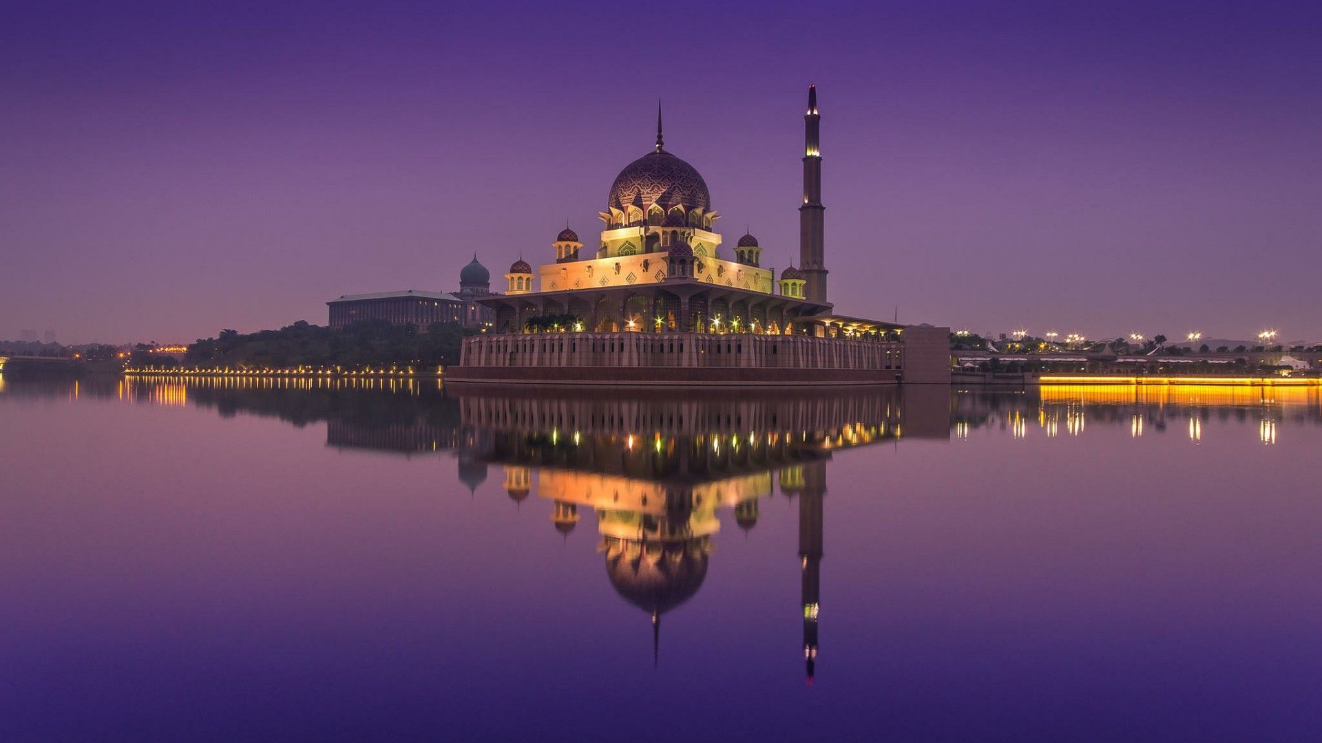 1920x1080 Putra Mosque, Malaysia wallpaper