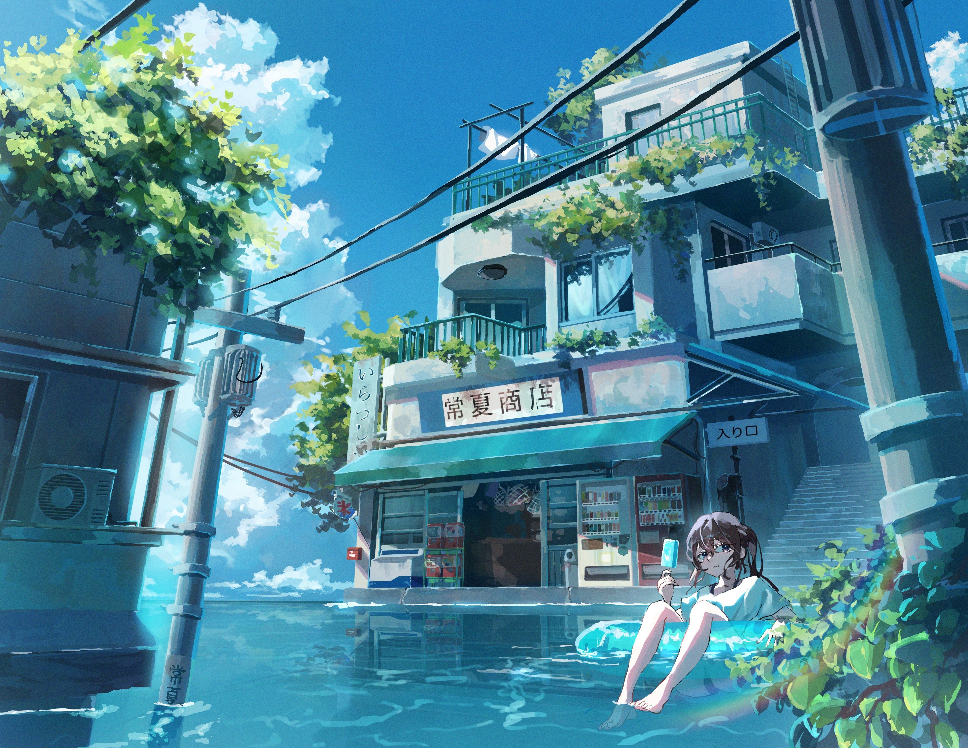 3850x2975 Anime Girl 4k Ultra HD Wallpaper by Luc • Hayate《颯》