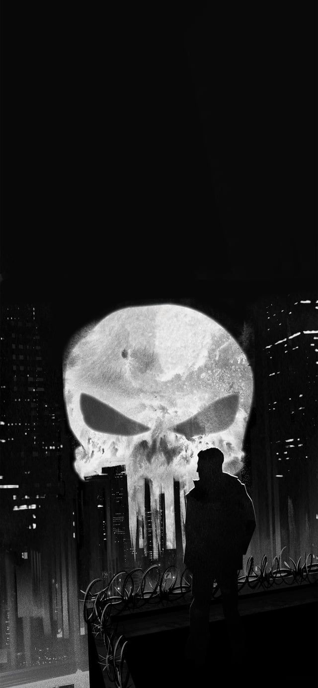 640x1385 New Punisher Poster + Mobile Wallpaper (2022)
