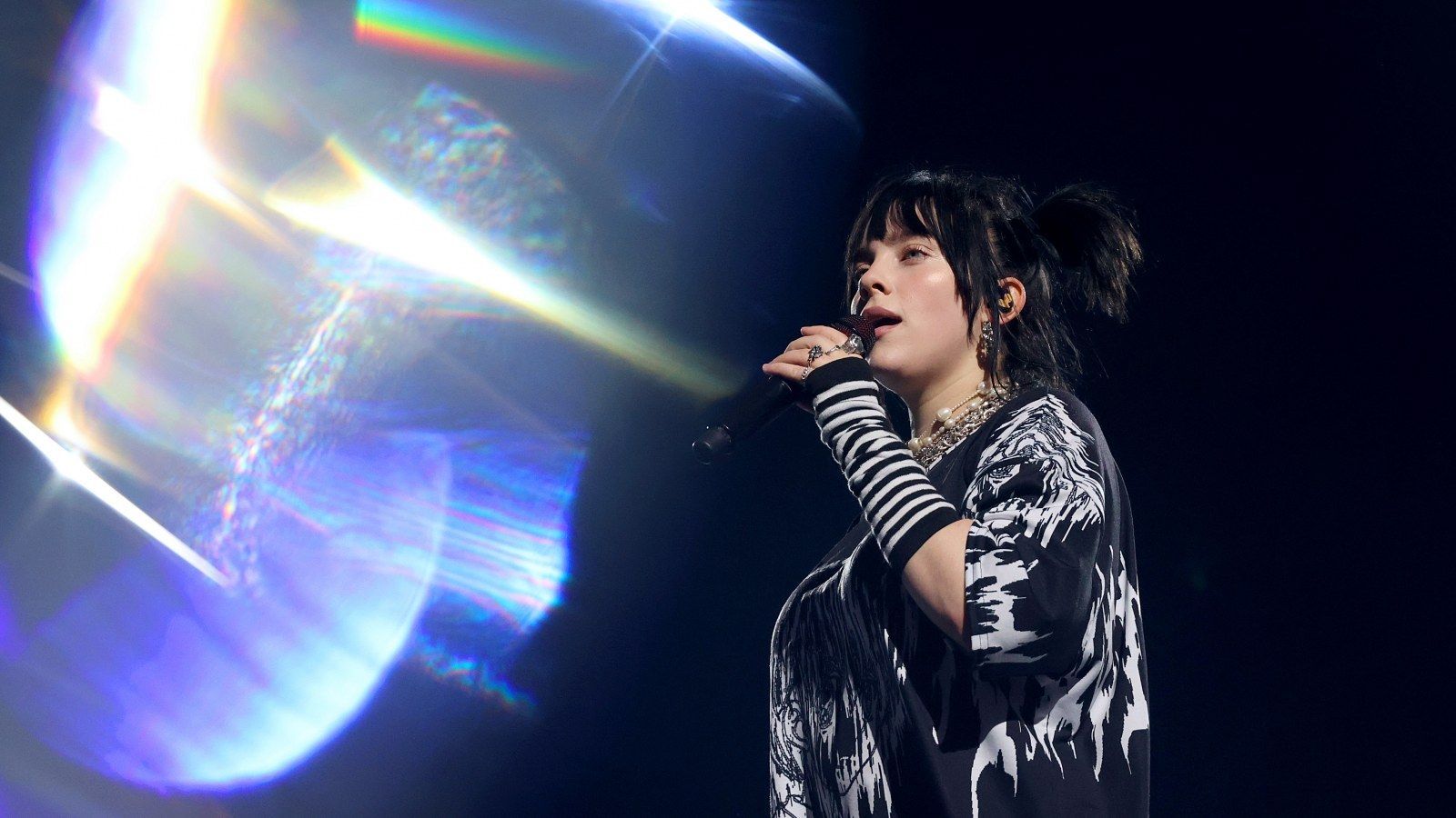 1600x900 Billie Eilish Concert Abruptly Stopped as She Checks Fans' Safety