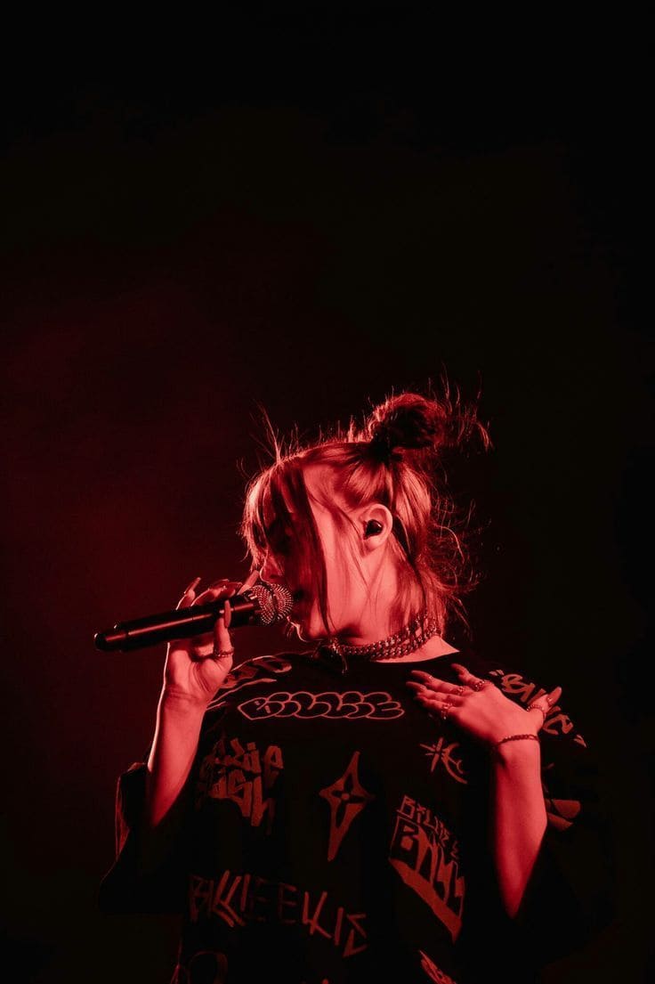 736x1105 Billie Eilish Concert iPhone Wallpaper