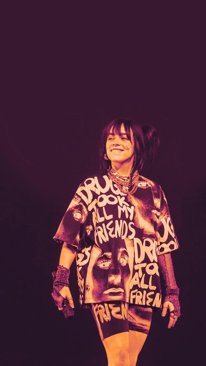 675x1200 Billie Eilish Hte tour concert cute wallpaper