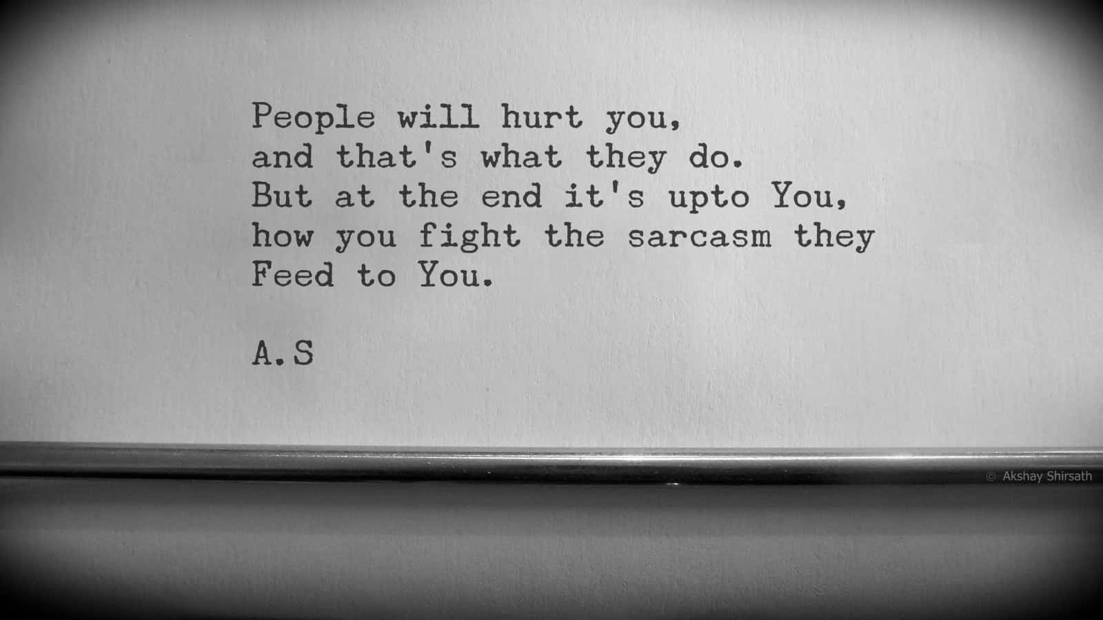 1600x900 Download Dealing With Sarcastic People Quote Wallpaper