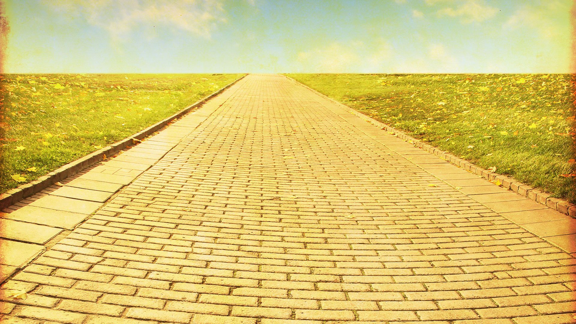 1920x1080 To Live Is To Leave. Along A Yellow Brick Road