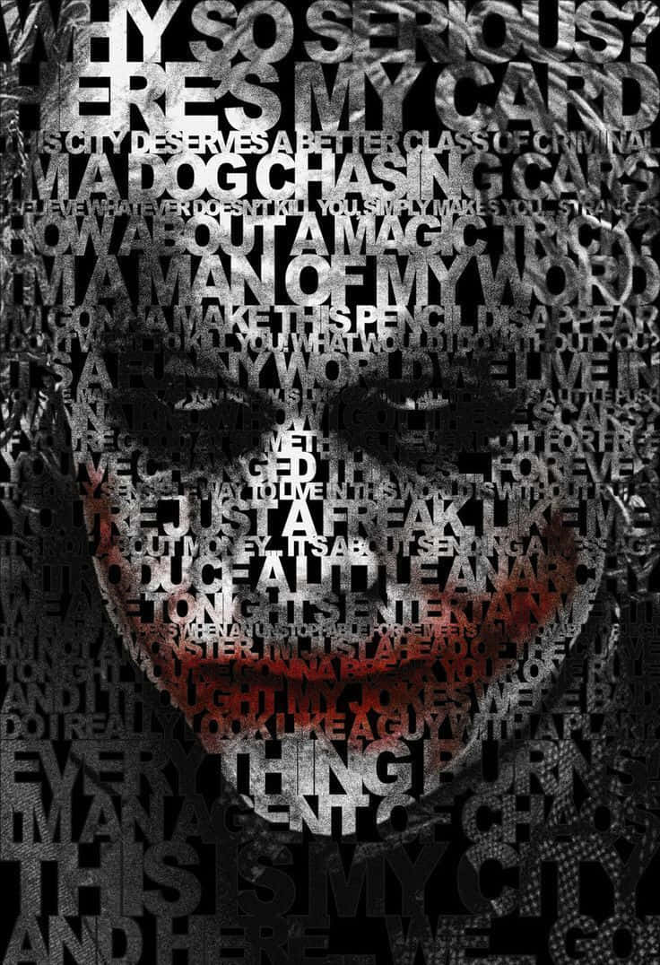 736x1076 Download Joker Quotes Touch of Madness Wallpaper