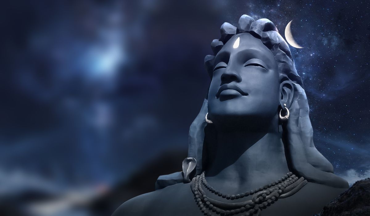 1200x700 3D Adiyogi Shiv Sculpture Coimbatore Wallpaper for Wall Decor ®