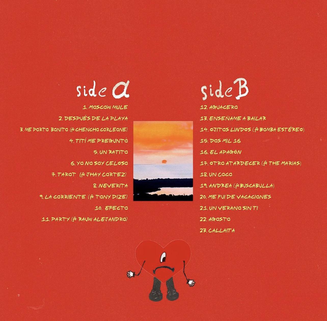 1284x1261 Un Verano Sin Ti artwork y tracklist