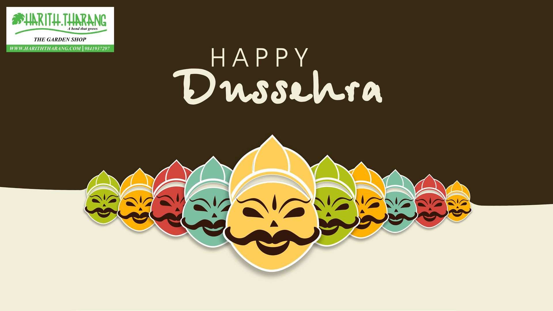 1920x1080 Funny Happy Dussehra Rawan Funny 4k UHD Wallpaper