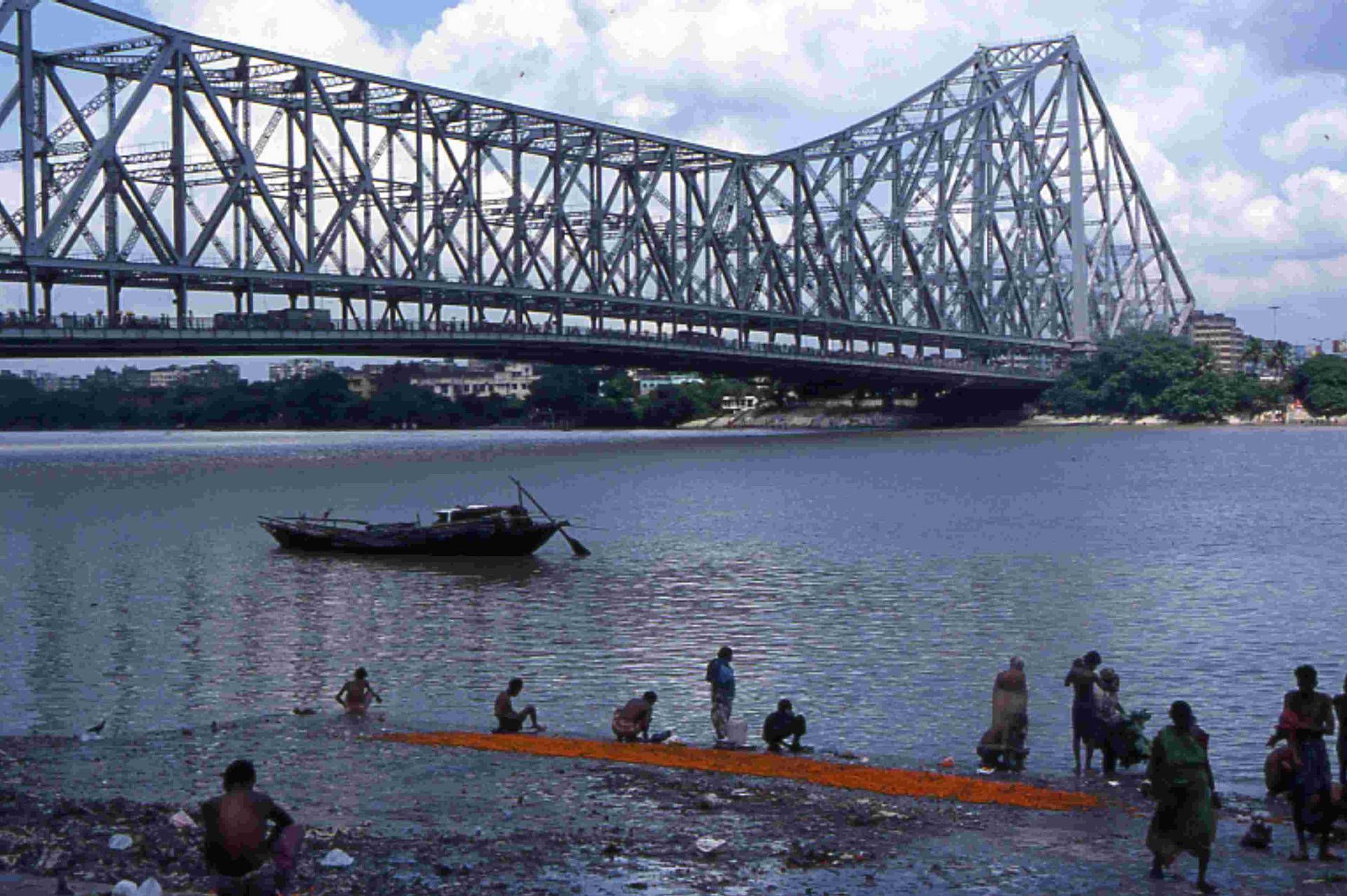1920x1278 Download Kolkata Cross Bridge Wallpaper