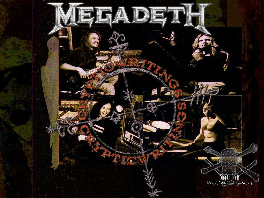 1024x768 Megadeth Writings Wallpaper. a wallpaper made