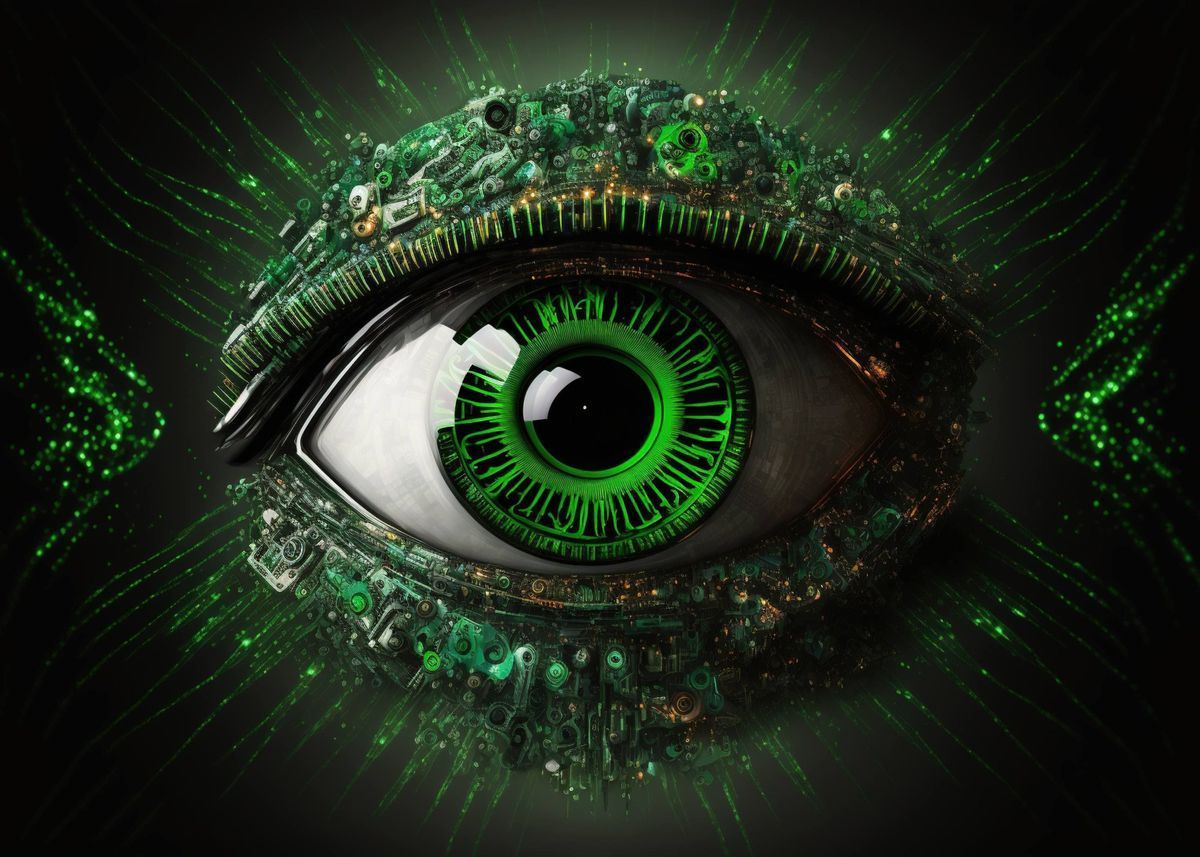 1200x857 Cryptic eye' Poster