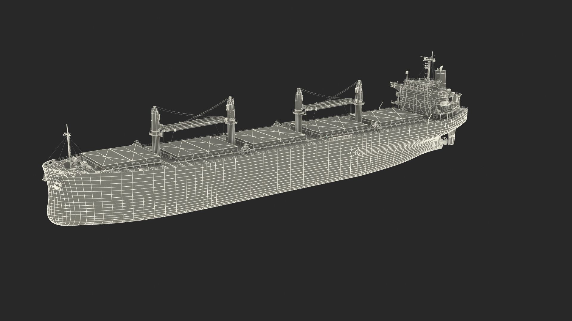 1920x1080 Bulk Carrier Ship Thor Madoc 3D model