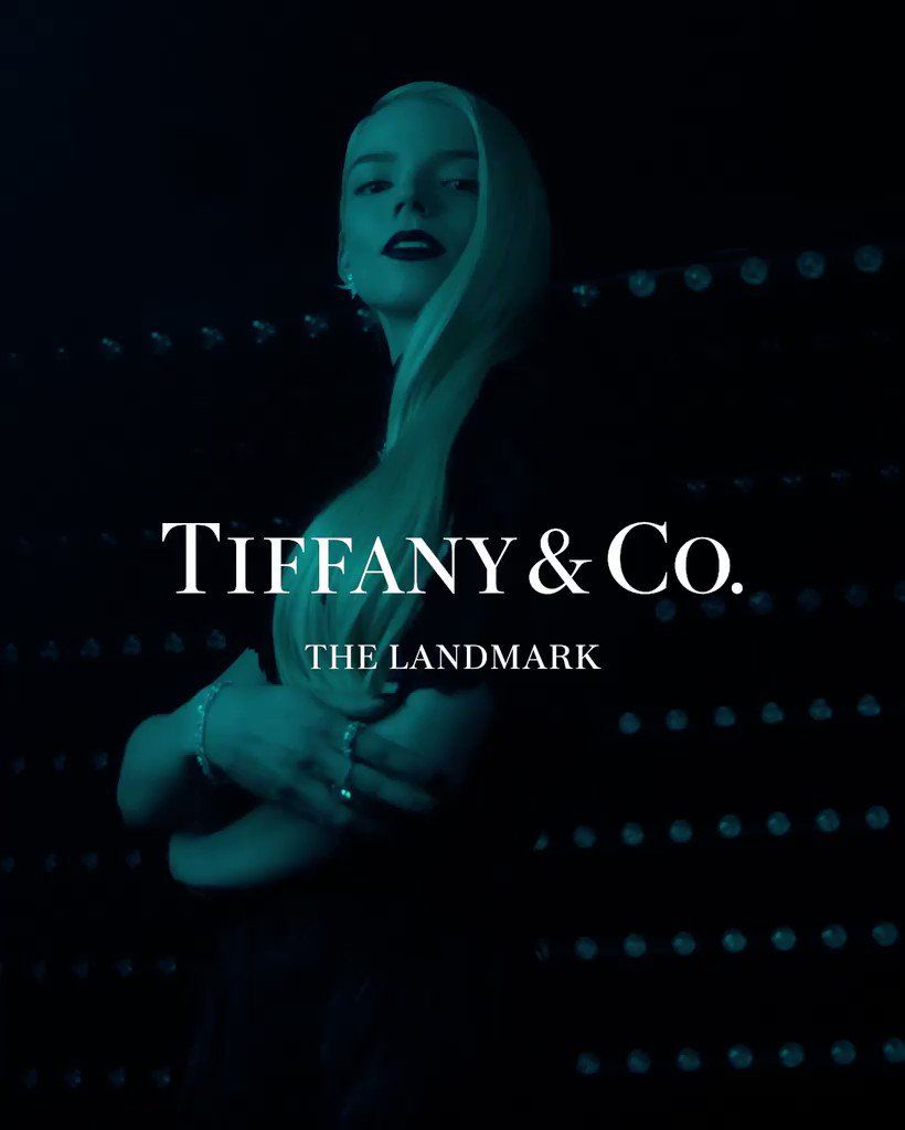 820x1024 Tiffany & Co. on X: #AnyaTaylorJoy celebrates the grand opening of The Landmark in New York—our most magnificent creation yet. Discover more: #TheTiffanyLandmark #TiffanyAndCo / X