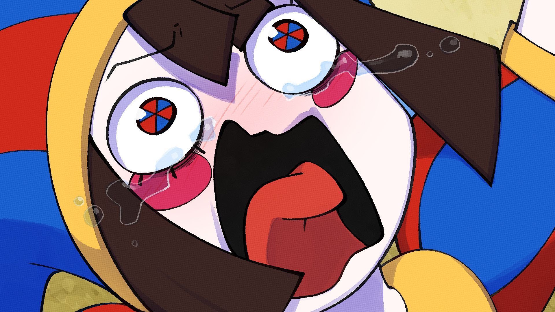 1920x1080 This is basically Pomni's default mood, isn't it?. The Amazing Digital Circus
