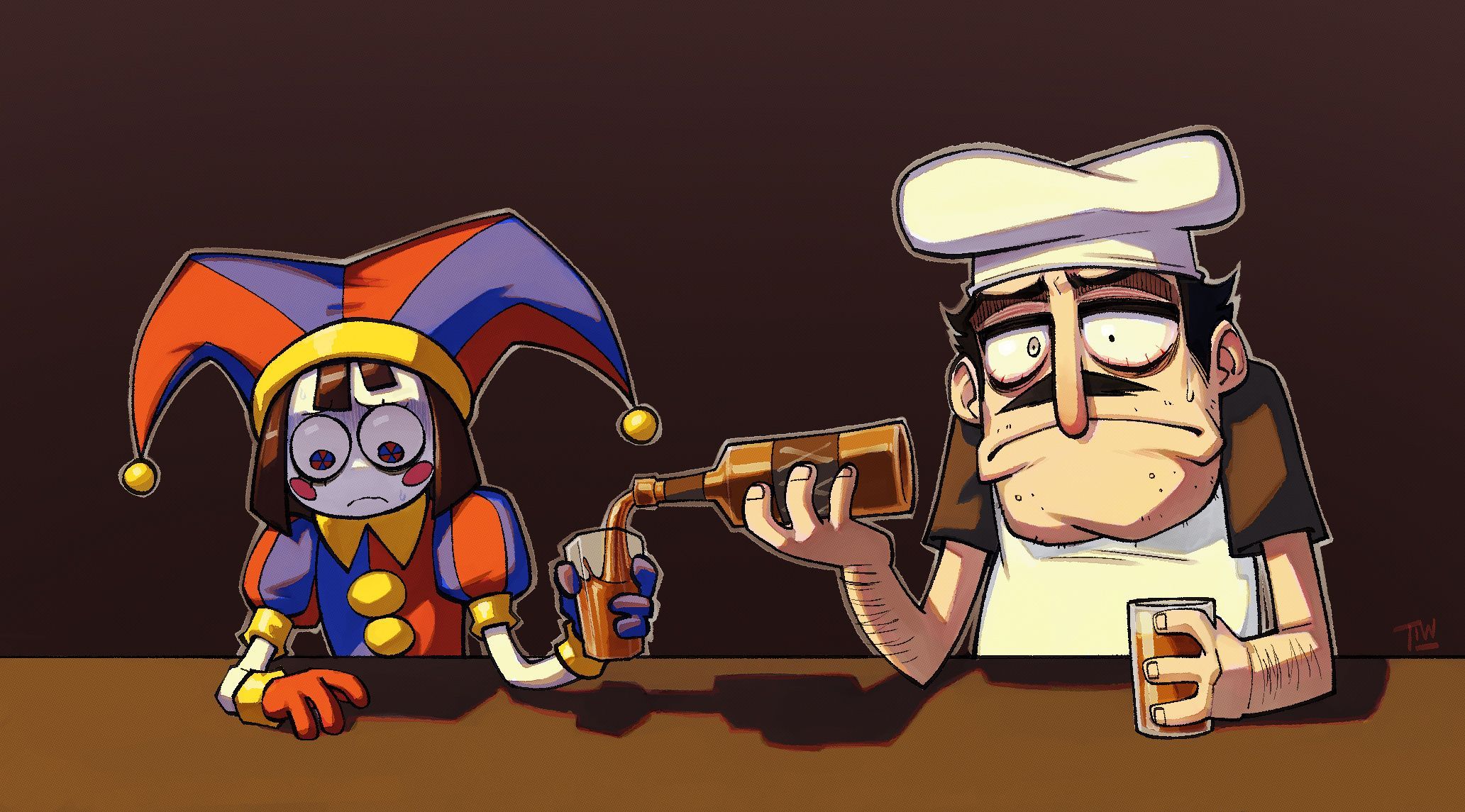 2065x1145 Anxiety Buddies (art by TheInkyWay)