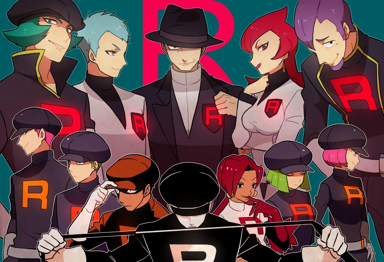 1584x1080 Pokemon Team Rocket Wallpaper