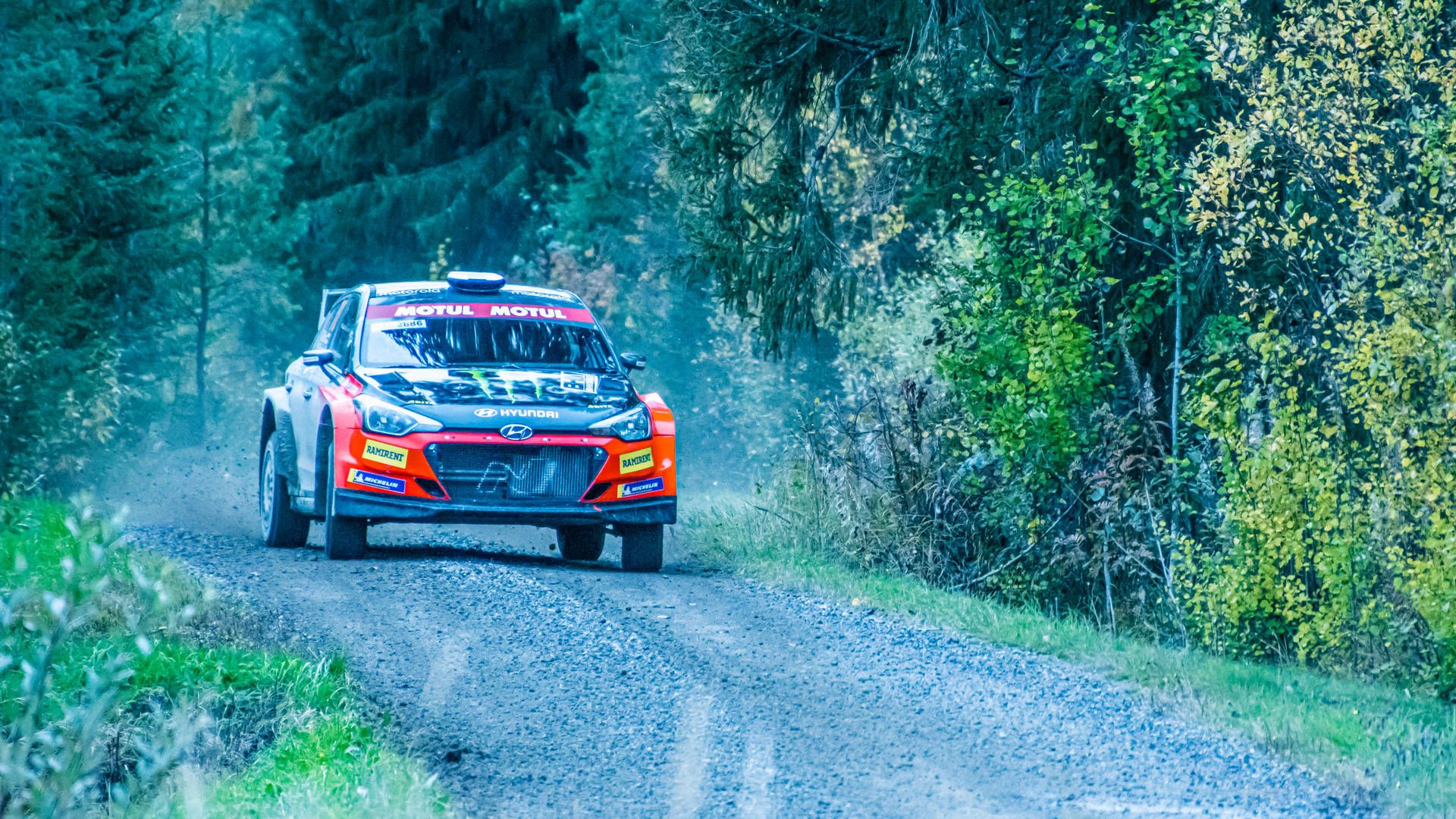 1920x1080 Hyundai i20 Coupe in Dirt Rally