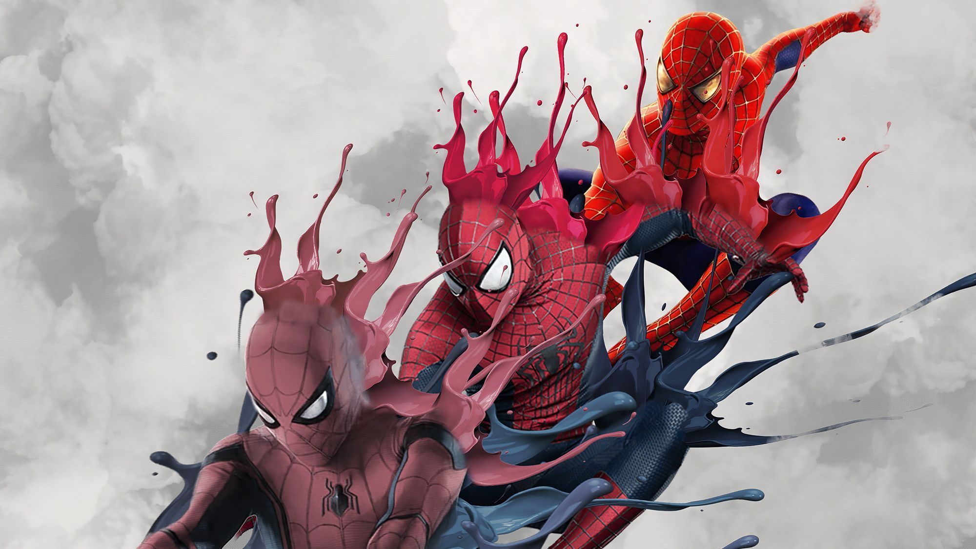 2000x1125 Three Generation Spidermans, HD Superheroes, 4k Wallpaper, Image, Background, Photo and Picture