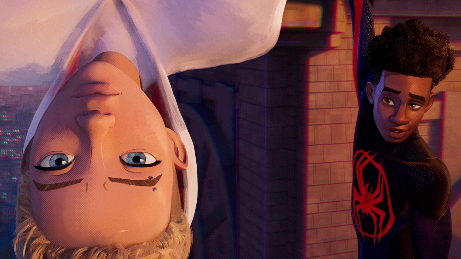 1920x1080 Spider Man: Across The Spider Verse Cast On Miles And Gwen's Relationship, Cameos, And Sequel Secrets