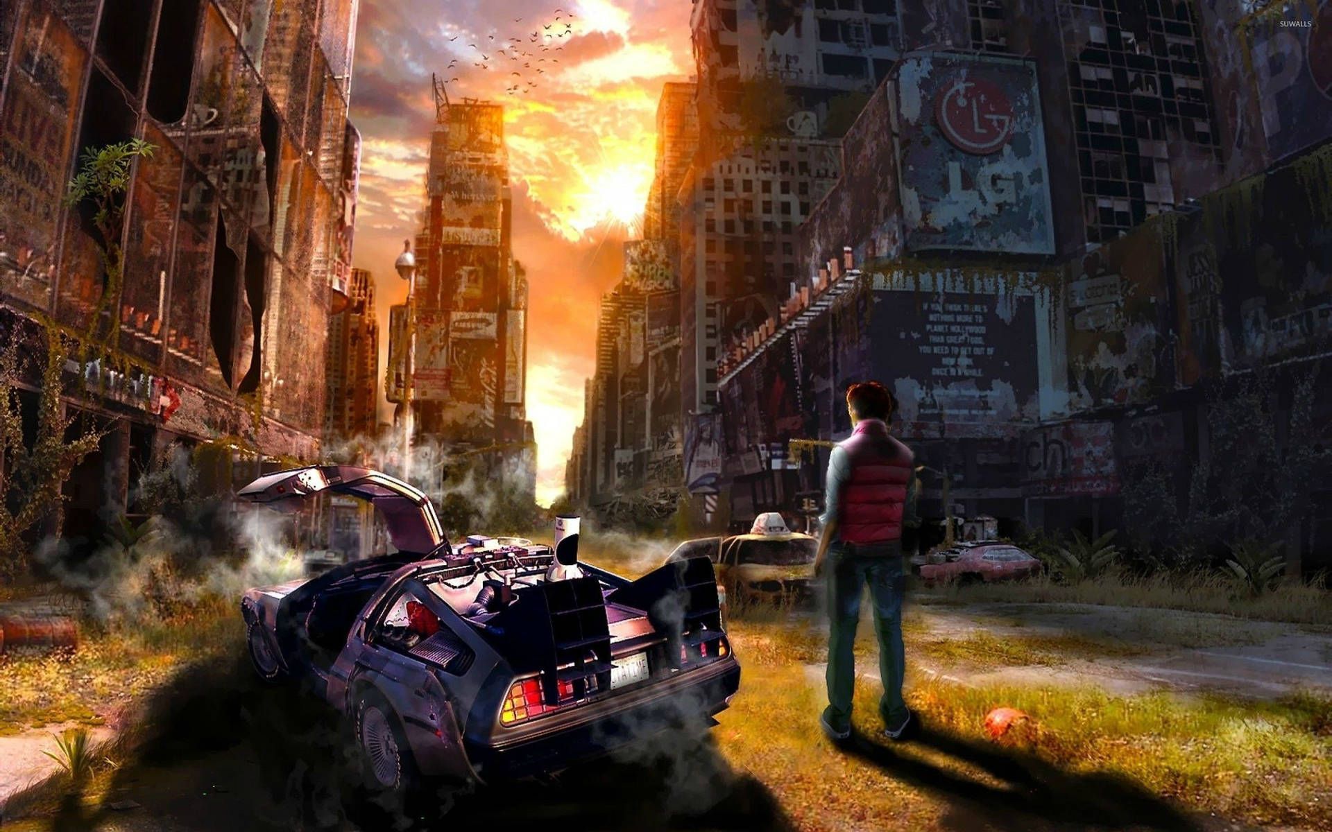 1920x1200 Download Back To The Future End Of World Wallpaper