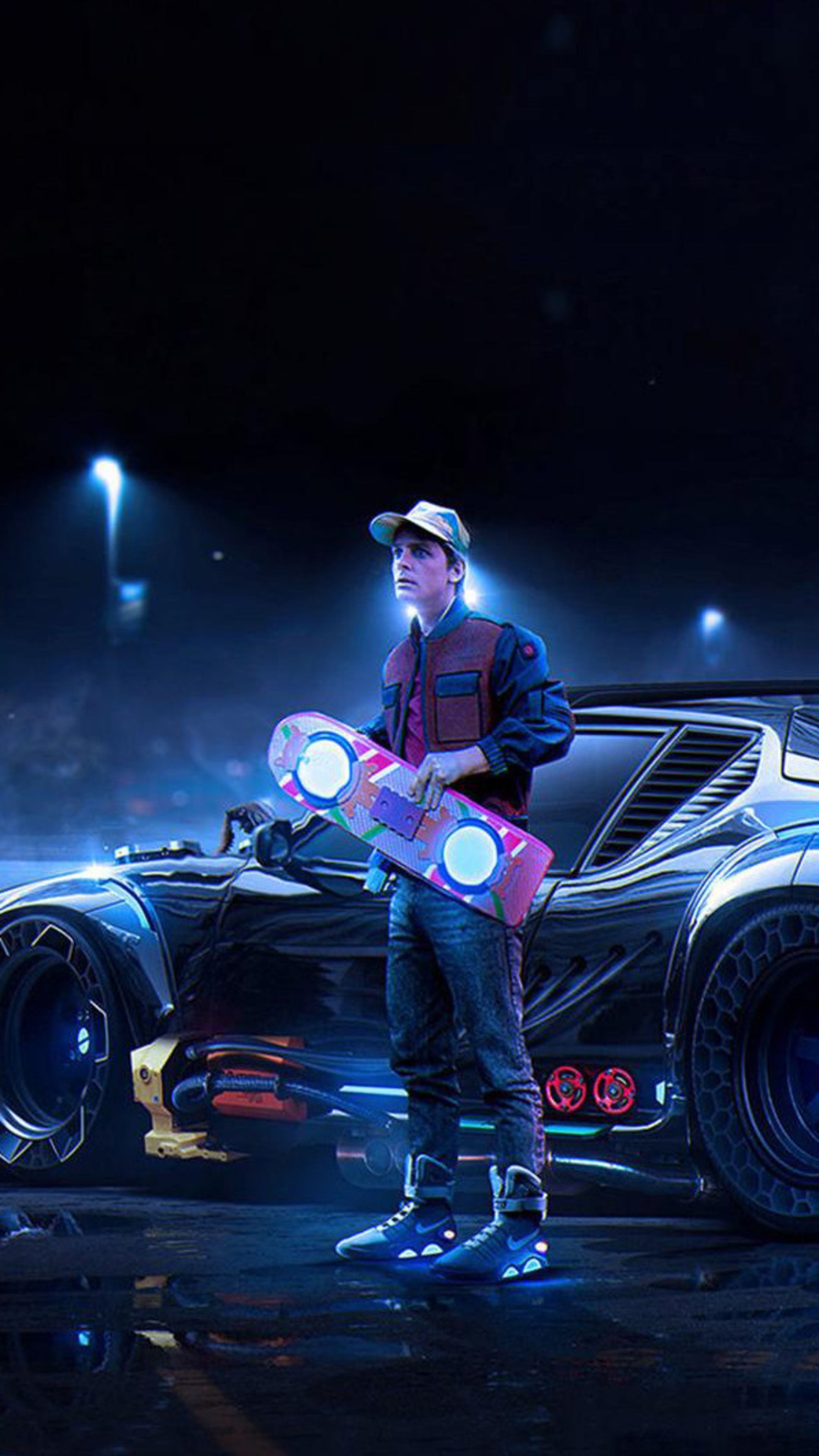 2160x3840 Back to the Future Wallpaper (image inside)