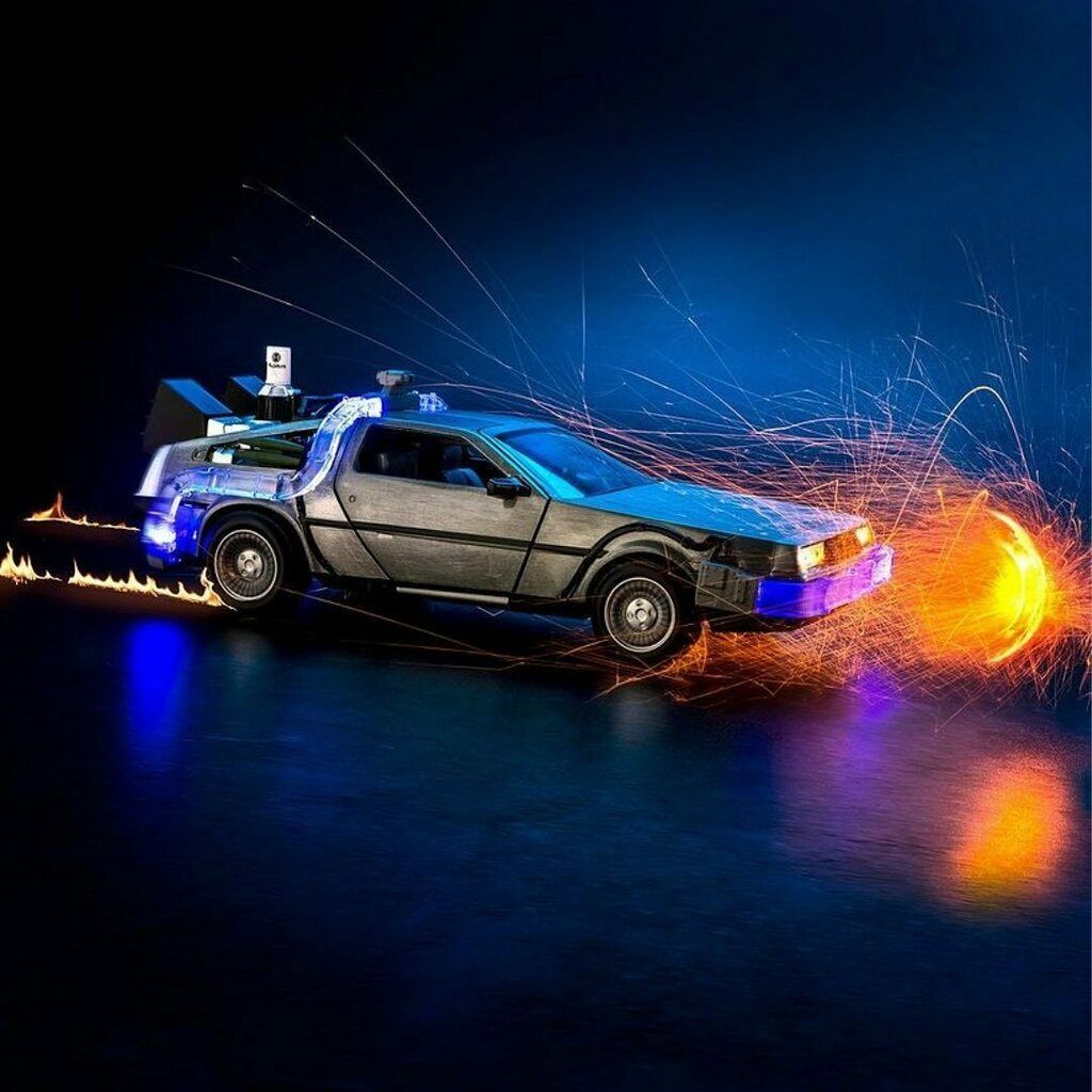 1024x1024 Jada Toys on X: Collect all three Back to the Future Time Machines. This 1:24 scale DeLorean is customized for each of the three movies. Find them at Walmart, Best Buy, or