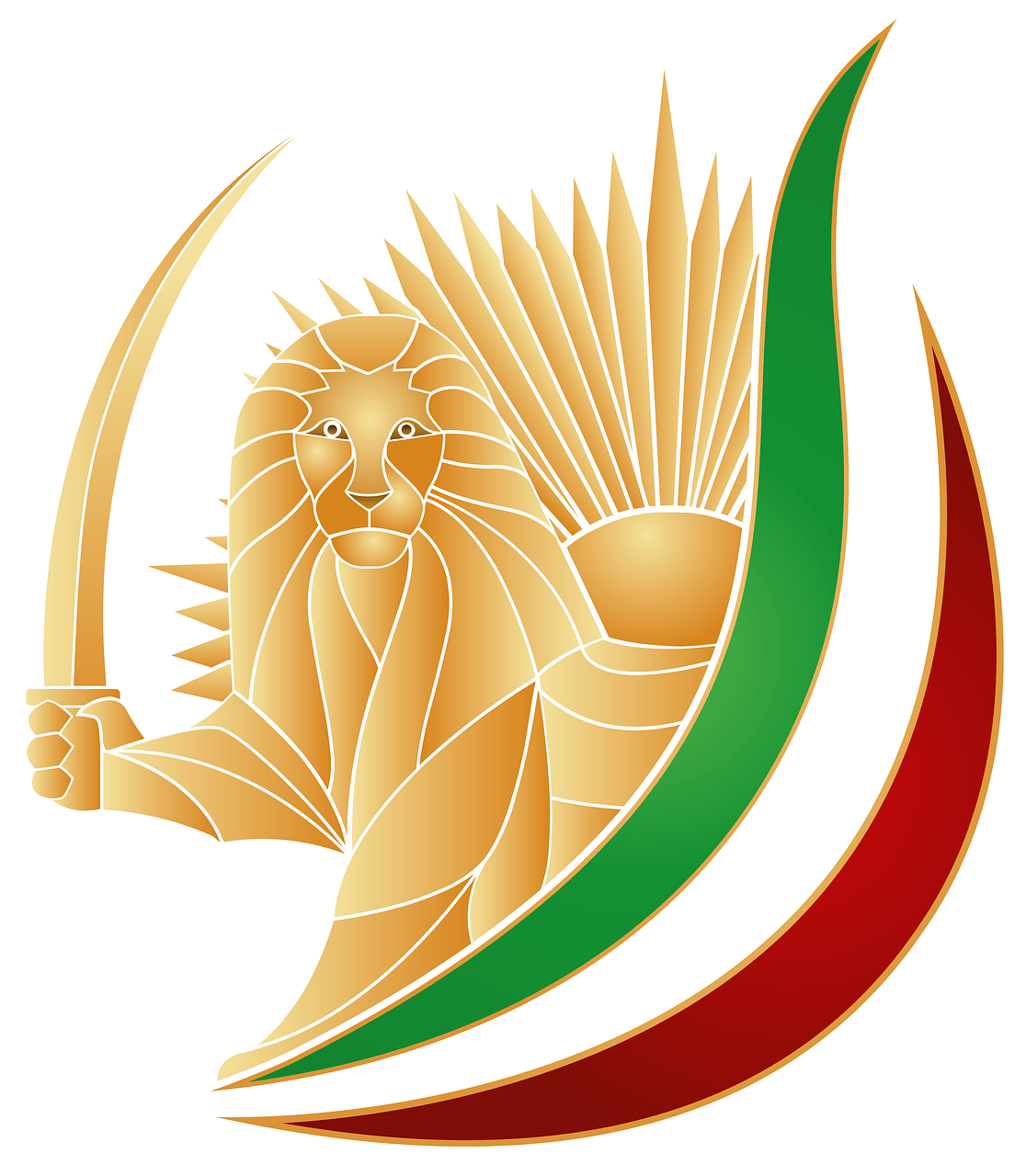 1116x1280 Download Flag Old Flag Iran Royalty Free Stock Illustration Image
